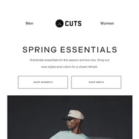 Cuts Clothing email thumbnail