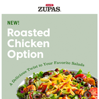 Cafe Zupas email thumbnail