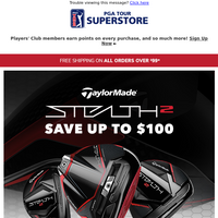 PGA TOUR Superstore email thumbnail