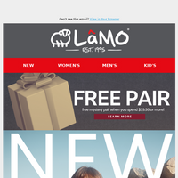 Lamo Footwear email thumbnail