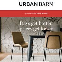 Urban Barn email thumbnail