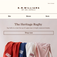 R.M.Williams Australia email thumbnail