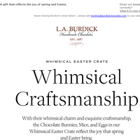 L.A. Burdick Chocolate email thumbnail