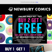 Newbury Comics email thumbnail