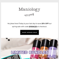 Maniology email thumbnail