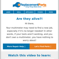 eReplacementParts email thumbnail