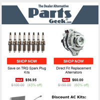 Parts Geek email thumbnail