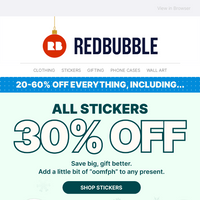 Redbubble email thumbnail