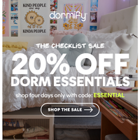 Dormify email thumbnail