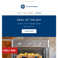 GE Appliances email thumbnail