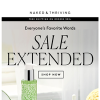 naked + thriving email thumbnail