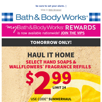 Bath and Body Works email thumbnail