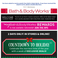 Bath and Body Works email thumbnail