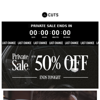 Cuts Clothing email thumbnail