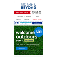 Bed Bath and Beyond email thumbnail