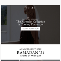 Veiled Collection email thumbnail