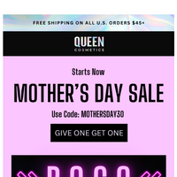 Queen Cosmetics email thumbnail