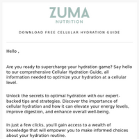 Zuma Nutrition email thumbnail