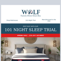 Wolf Mattress email thumbnail