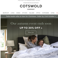 The Cotswold Company email thumbnail