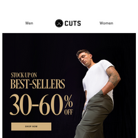 Cuts Clothing email thumbnail