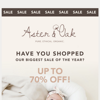 Aster & Oak email thumbnail