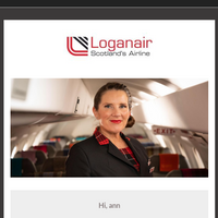 Loganair email thumbnail