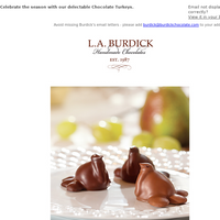 L.A. Burdick Chocolate email thumbnail