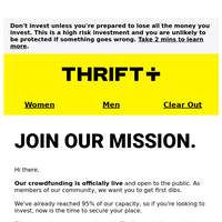 Thrift+ email thumbnail