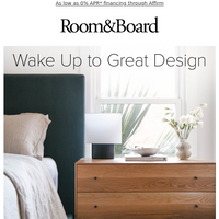 Room & Board email thumbnail