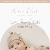 Aster & Oak email thumbnail