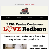 Redbarn Pet Products email thumbnail