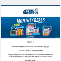 Applied Nutrition email thumbnail