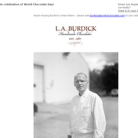 L.A. Burdick Chocolate email thumbnail