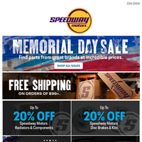 Speedway Motors email thumbnail