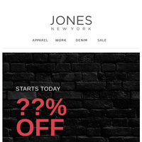 Jones New York email thumbnail