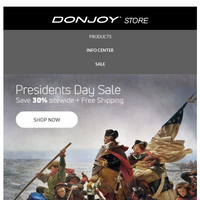 DonJoy email thumbnail