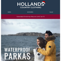 Hollands Country Clothing email thumbnail