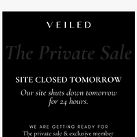 Veiled Collection email thumbnail