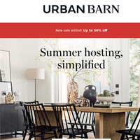 Urban Barn email thumbnail