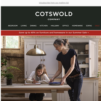 The Cotswold Company email thumbnail