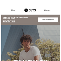 Cuts Clothing email thumbnail