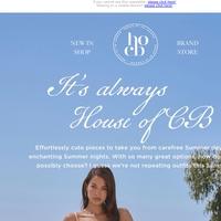 House of CB email thumbnail