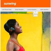 Sunwing Vacations email thumbnail