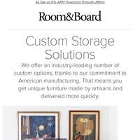 Room & Board email thumbnail