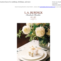 L.A. Burdick Chocolate email thumbnail