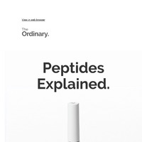 The Ordinary email thumbnail