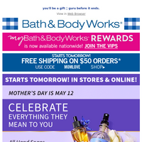 Bath and Body Works email thumbnail