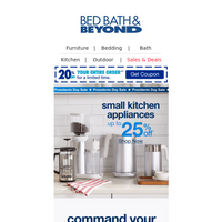 Bed Bath and Beyond email thumbnail