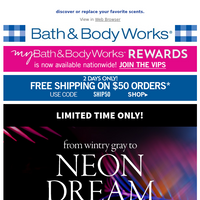 Bath and Body Works email thumbnail